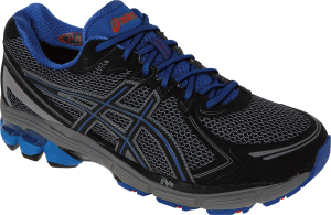 Black Asics running shoes PNG image-5786